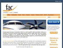 Tablet Screenshot of fac.org.uk